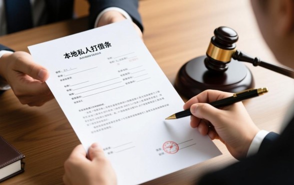 本地私人打借条借钱怎么写