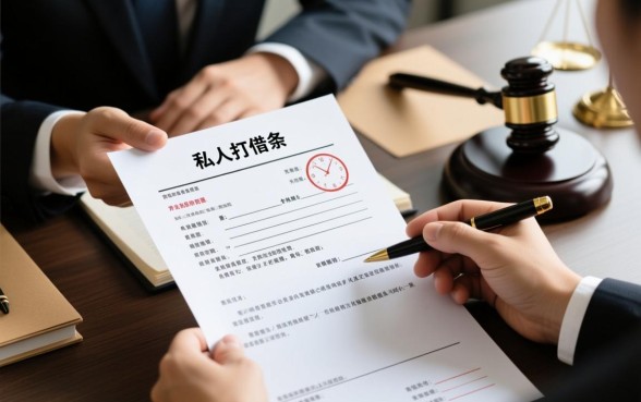 本地私人打借条借钱怎么写