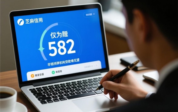 征信黑芝麻信用分582能贷款吗