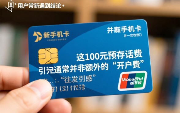 新办手机卡都要交100吗