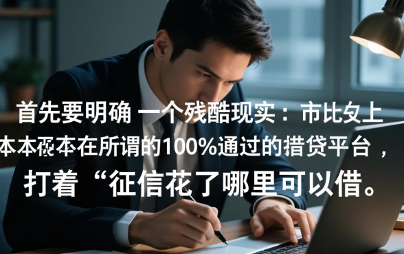 征信花了哪里可以借到钱