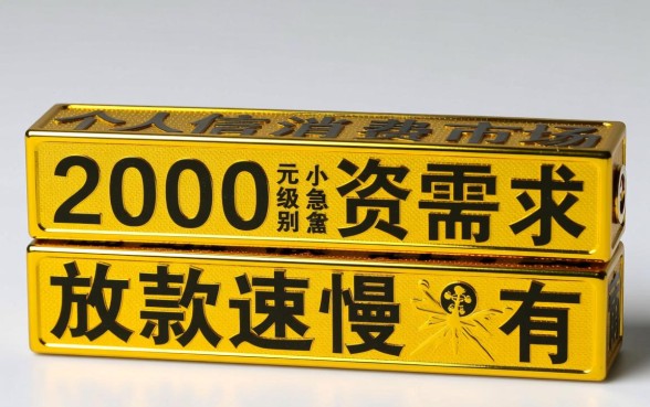 只需2000元就能通过的贷款渠道