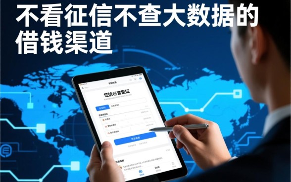 不看征信不查大数据的借钱渠道是真的吗