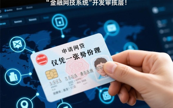 征信黑凭一张身份证可以网贷吗