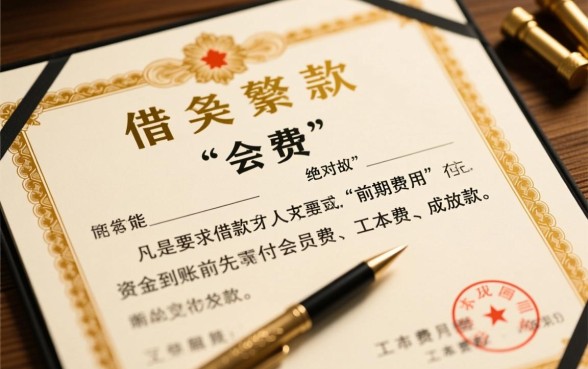 借条借款必须支付会费才能成功放款吗