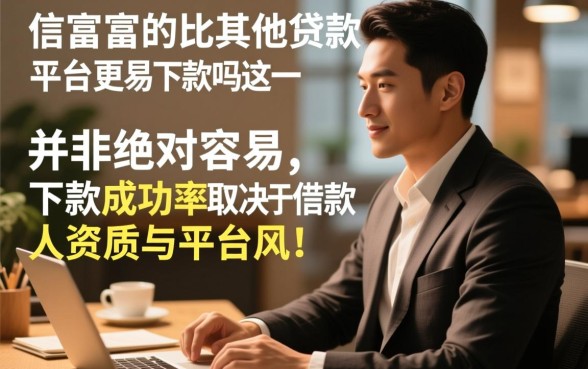 信而富比其他平台更容易下款吗