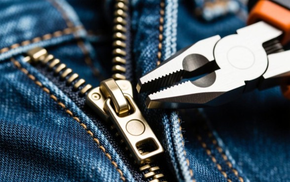 牛仔裤拉链口子是实心的吗