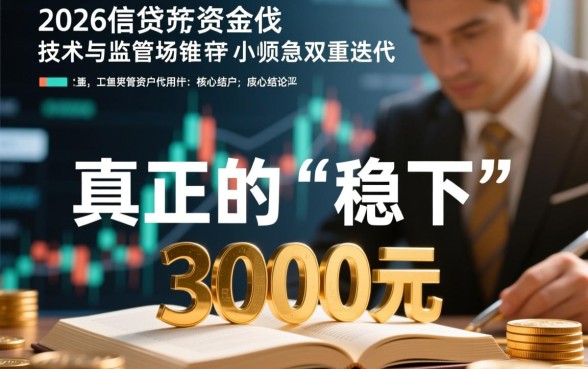 2026年稳下3000的口子有哪些?无视风控的分期怎么申请 2026年稳下3000的口子有哪些