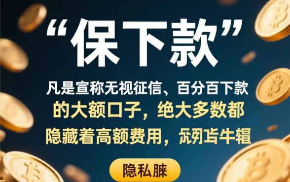 如何辨别保下款的大额口子是否安全可靠