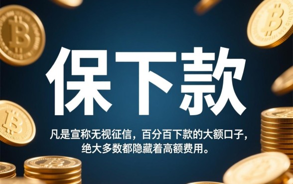 如何辨别保下款的大额口子是否安全可靠