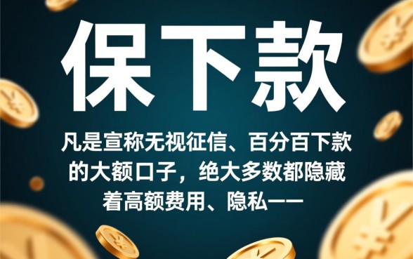 如何辨别保下款的大额口子是否安全可靠