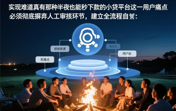 难道真有那种半夜也能秒下款的小贷平台