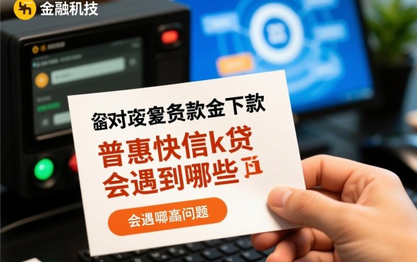 普惠快信k贷下款过程中会遇到哪些问题