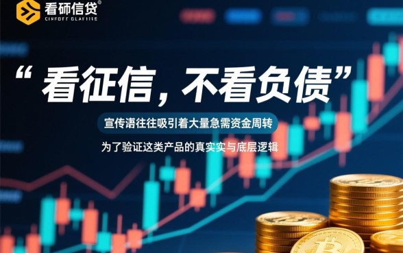 这种贷款产品真的不需要看负债和征信吗,靠谱吗? 这种贷款产品真的不需要看负债和征信吗