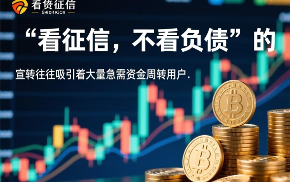 这种贷款产品真的不需要看负债和征信吗,靠谱吗? 这种贷款产品真的不需要看负债和征信吗