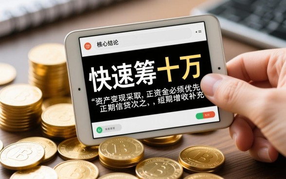 急需十万怎么快速弄到钱,2026年怎么弄到十万 急需十万怎么快速弄到钱