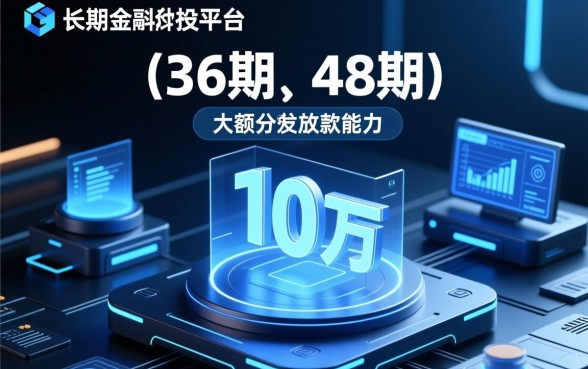 贷10万想分36期48期,哪个贷款平台靠谱? 贷10万想分36期48期