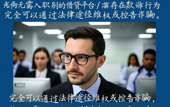 无需人脸识别的借钱平台可以告他诈骗吗