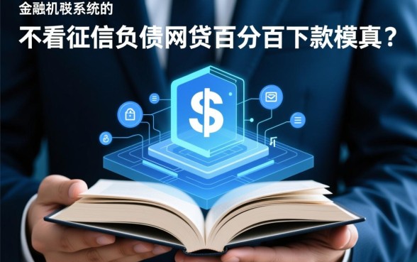 不看征信负债的网贷百分百下款是真的吗