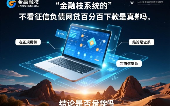 不看征信负债的网贷百分百下款是真的吗