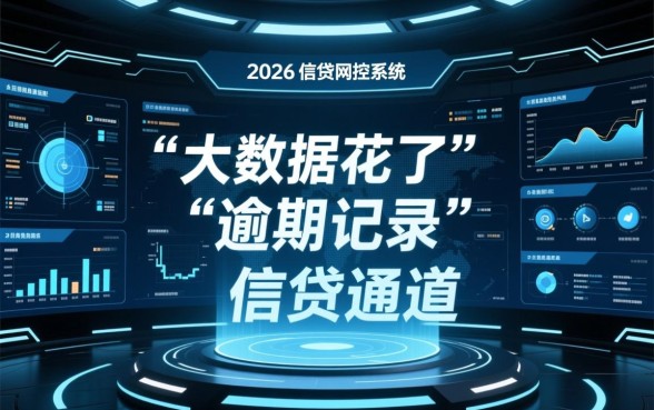 大数据花了有逾期能下款的口子2026