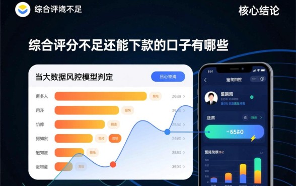 个人综合评分不足还能下款的口子有哪些