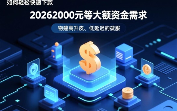 如何轻松快速下款20262000元