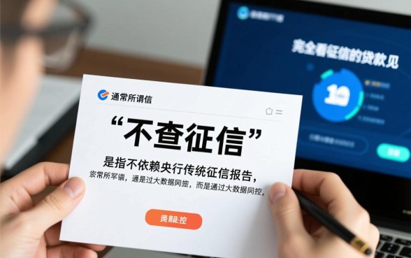 不查征信的正规贷款申请流程是怎样的