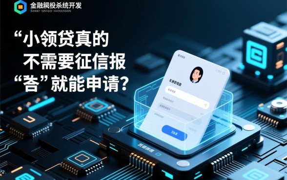 小额贷真的不需要征信报告就能申请吗