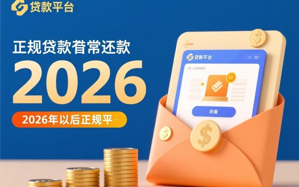 正规的贷款平台有哪些2026年还款