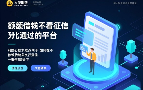 小额度借钱不看征信百分百通过,哪个平台容易下款? 小额度借钱不看征信百分百通过