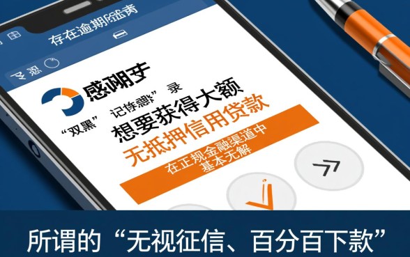 征信有逾期双黑能下的大额口子吗,哪里可以申请? 征信有逾期双黑能下的大额口子吗