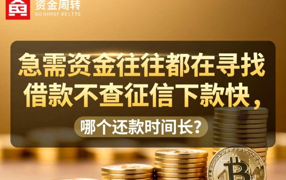 借款不查征信下款快,哪个还款时间长? 借款不查征信下款快