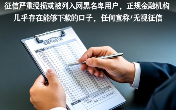 2026网黑征信黑有没有下款的口子