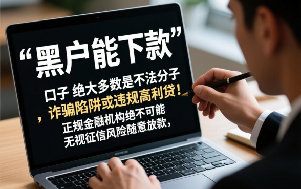 有啥黑户能下款的口子贷款呢是真的吗