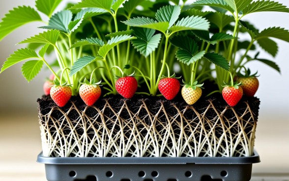 种草莓的筐下面是否要弄个小洞口子吗