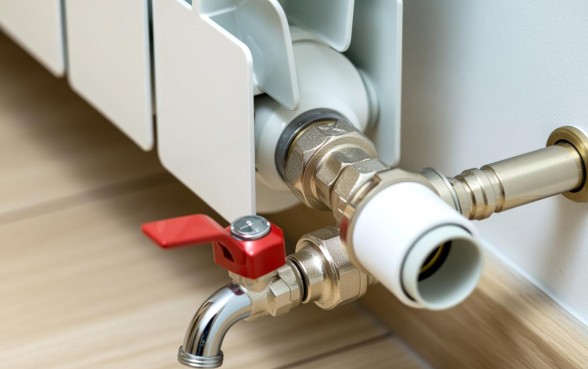 暖气片水龙头下边有几个口子怎么接