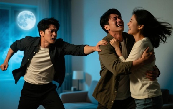 梦见被人追打是什么意思,梦见一男的追打两口子自己被打下? 梦见一男的追打两口子自己被打下