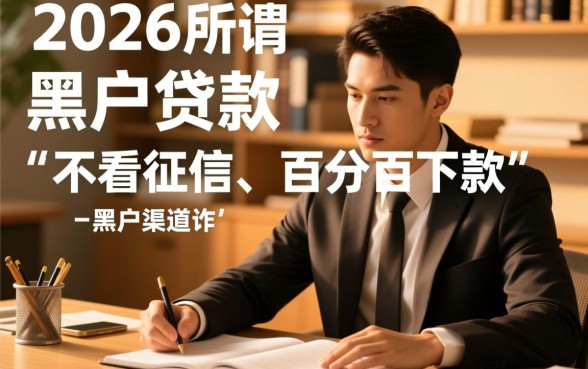 2026年黑户贷款真的能成功下款吗