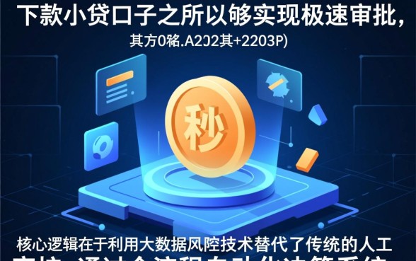 秒下款小贷口子是如何做到快速审批的,真的安全吗? 秒下款小贷口子是如何做到快速审批的