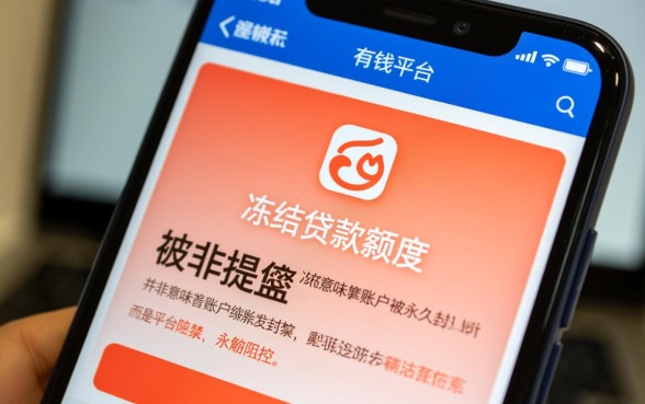 有钱花逾期说冻结贷款额度什么意思