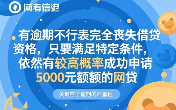 征信有逾期可以申请5000网贷吗