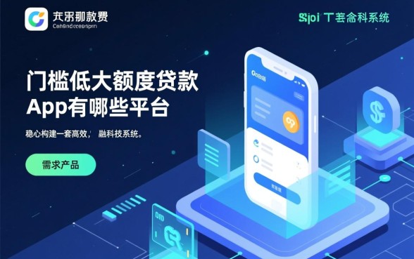 门槛低大额度贷款app有哪些平台