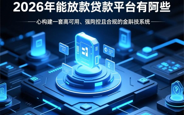 2026年能放款的贷款平台有哪些