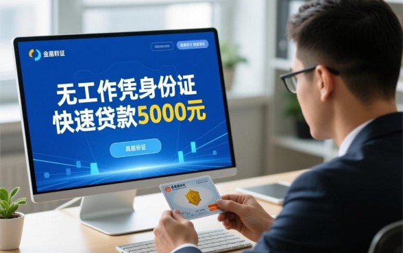 无工作凭身份证快速贷款5000元吗