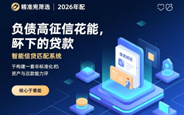 2026年负债高征信花能下的贷款