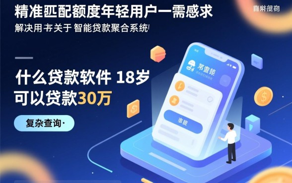 什么贷款软件18岁可以贷款30万