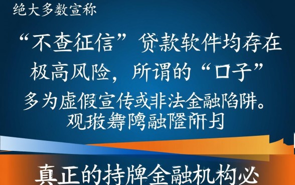 不查征信口子在哪下载的软件是真的