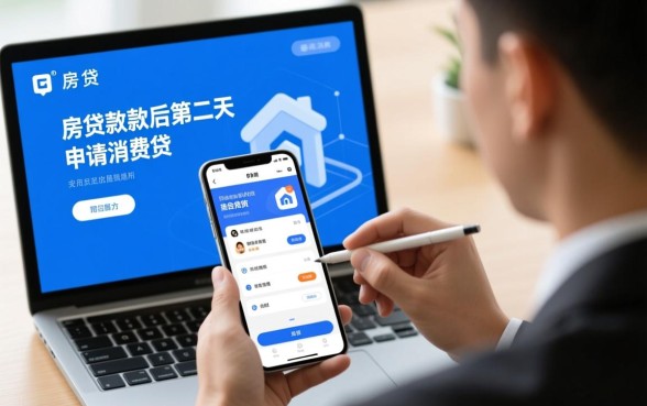 房贷放款后第二天就借消费贷可以吗