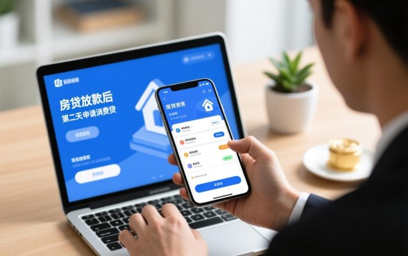 房贷放款后第二天就借消费贷可以吗